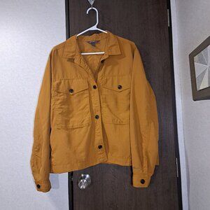 Eddie Bauer Ravenna Shirt Jacket Nylon Brown/Tan Color XL Women's Lightweight